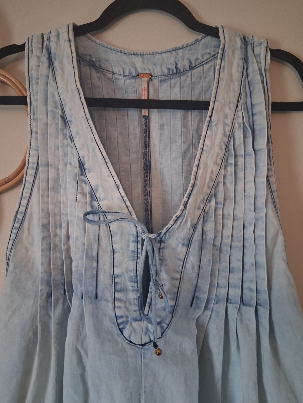 Free People Jean Webster Romper The Beach Wash Size S - Picture 6 of 12